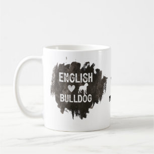 Caneca De Café Pai de Bulldog Inglês Dia dos Pais Amante de Cães