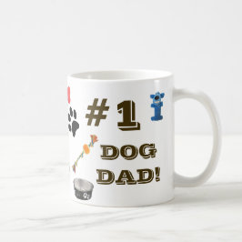 Caneca De Café pai De Cachorro Com Cachorro De Brinquedo