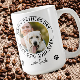 Caneca De Café Pai de cães personalizado Dia de os pais Pet Foto