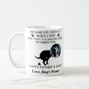 Caneca De Café Pai de Cães Personalizado Engraçado, Dia de os pai