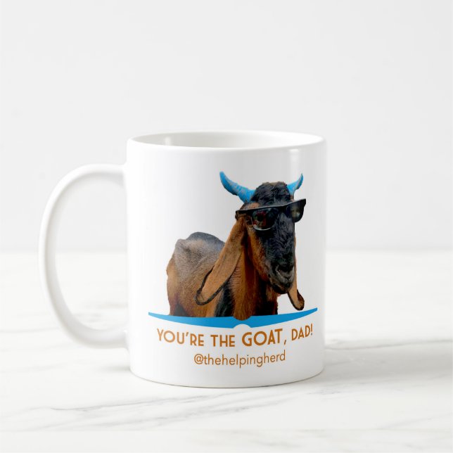 Caneca De Café Pai de café da GOAT (Esquerda)