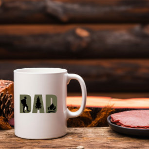 Caneca De Café pai de campismo e caminhada