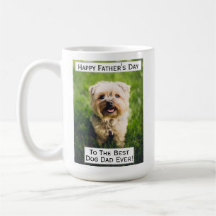 Caneca De Café Pai De Cão Dia de os pais A Melhor Fotografia De 