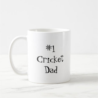 Caneca De Café pai de críquete nº 1