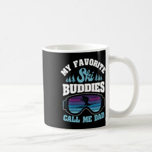 Caneca De Café Pai de Esqui alpino Skier Snowboarder Fath