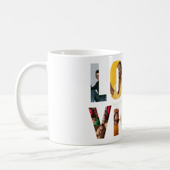 Caneca De Café Pai de fotos (Esquerda)