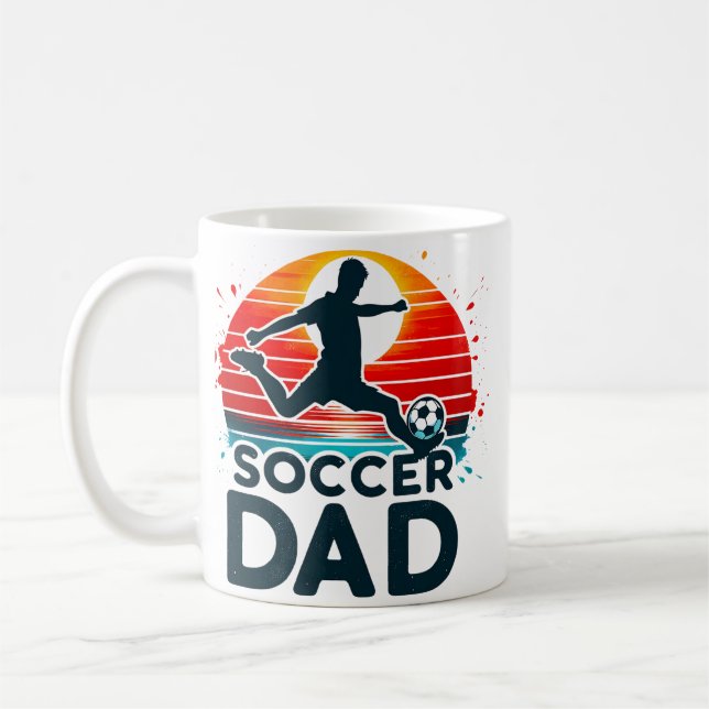Caneca De Café Pai de Futebol Retrô (Esquerda)