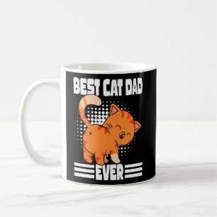Caneca De Café Pai De Gato Louco O Pai Melhor Pai De Gato Nunca