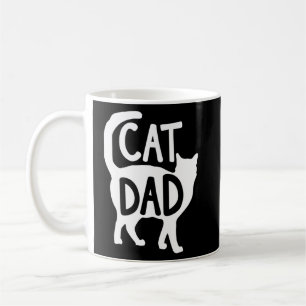 Caneca De Café Pai de Gato Pai PapovDia de os pais Homens