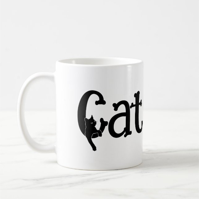 Caneca De Café Pai de gato T-Shirt (Esquerda)