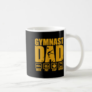 Caneca De Café Pai de ginástica engraçado dirigir pagar aplaudir