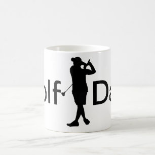 Caneca De Café Pai de golfe Mug-MVB Design 1