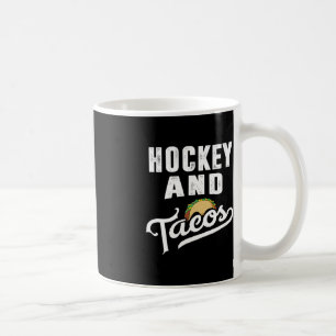 Caneca De Café Pai de Hóquei e Tacos Jovens Jogador de Gelo Taco