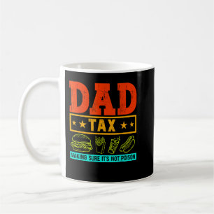 Caneca De Café Pai De Imposto Do Vintage Fazer De Imposto Do Dia