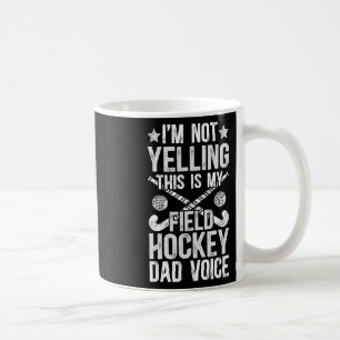 Caneca De Café Pai de jogador de hóquei em campo Voz Pai de um jo