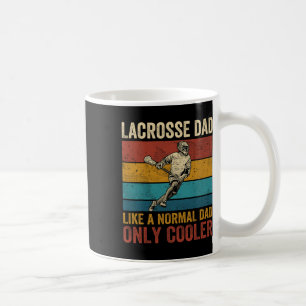 Caneca De Café Pai De Lacrosse Como Um Pai Normal Só Mais Fria Do