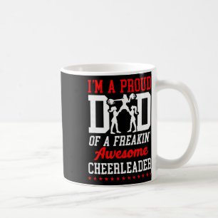 Caneca De Café Pai de líder de torcida Orgulhosamente sou um pai
