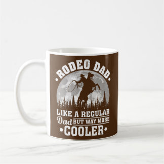 Caneca De Café Pai De Mens Rodeo Como Um Rodeio Engraçado De Pai 