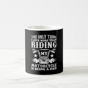 Caneca De Café Pai de motociclismo