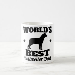 Caneca De Café Pai de Rottweiler dos mundos o melhor