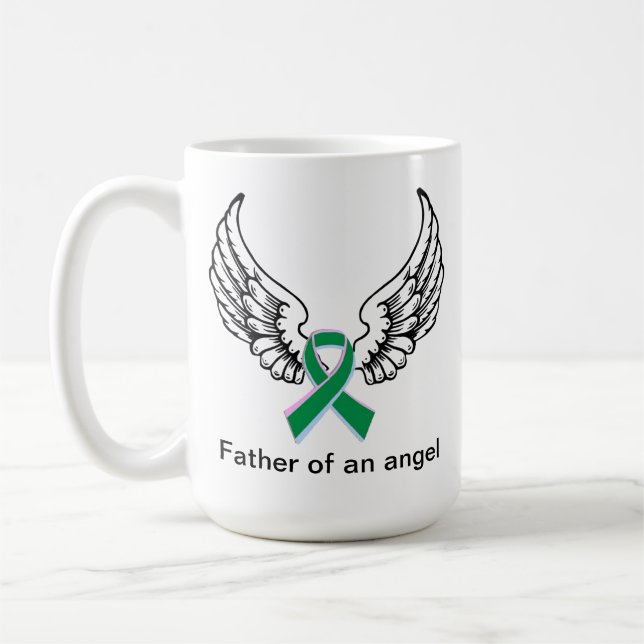 Caneca De Café Pai de um anjo - anencefalia (Esquerda)