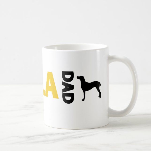 Caneca De Café Pai de Vizsla (Direita)