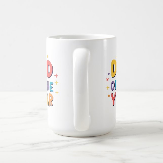 Caneca De Café Pai do Ano - Presente no Dia do Pai Engraçado (Alça)