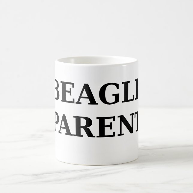 Caneca De Café pai do beagle (Centro)