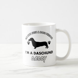 Caneca De Café Pai do cão do pai de Daschund