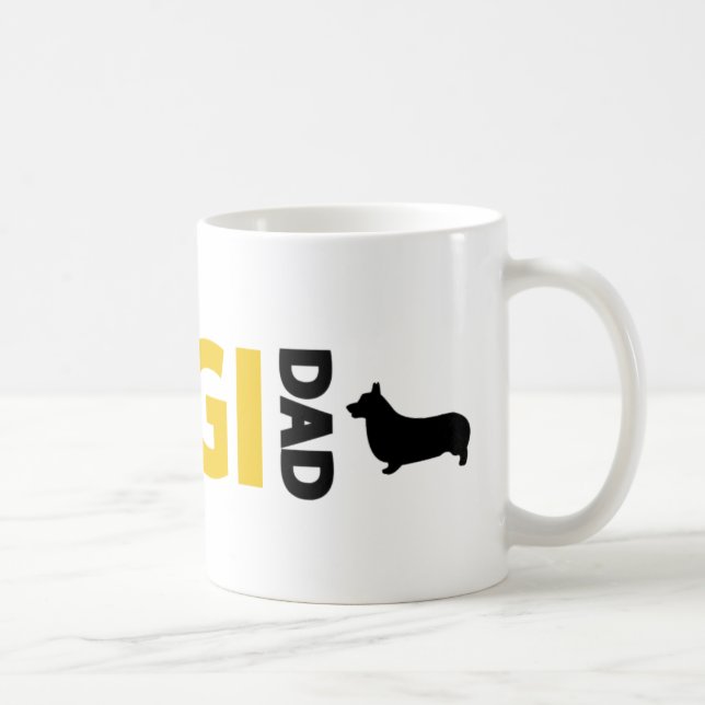 Caneca De Café Pai do Corgi de Galês do Pembroke (Direita)