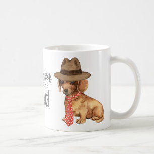 Caneca De Café Pai do Dachshund