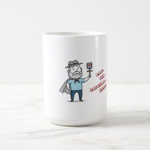 Caneca De Café Pai do Dia de os pais Personalizável Herói Origina