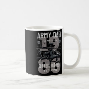 Caneca De Café Pai do Exército Dia de os pais Militar Apache Heli