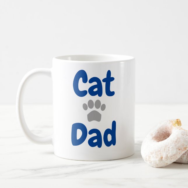 Caneca De Café Pai do Gato (Com Donut)
