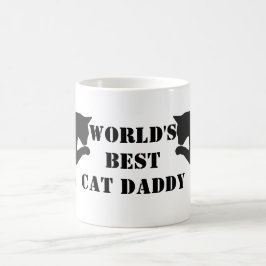 Caneca De Café Pai do gato do mundo o melhor