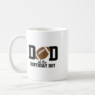 Caneca De Café Pai Do Menino Do Aniversário Fã De Futebol Primeir