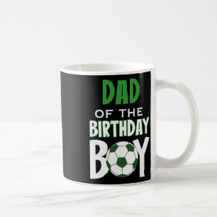 Caneca De Café Pai do menino do aniversário Mãe de futebol
