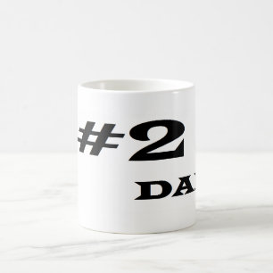 Caneca De Café Pai do número 2