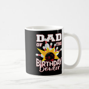Caneca De Café Pai Do Partido Birthday Bowler Kid Boliche Party