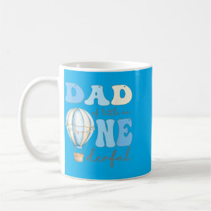 Caneca De Café Pai do Pequeno Sr. Onederful no 1º Aniversário do 