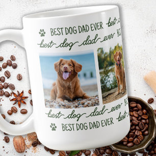 Caneca De Café PAI DOG - Colagem de Fotos Personalizada Pet 4