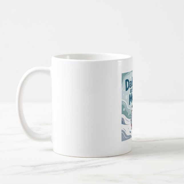 Caneca De Café Pai e eu - Pinguins imperadores na neve (Esquerda)