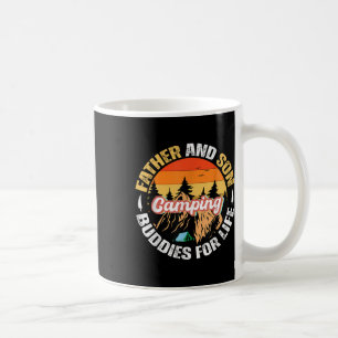 Caneca De Café Pai e Filho Companheiros de Acampamento para a Vid