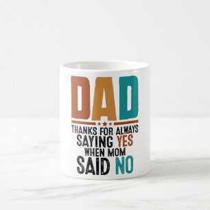 Caneca De Café Pai engraçado