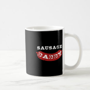 Caneca De Café Pai Engraçado Churrasco Enrugado