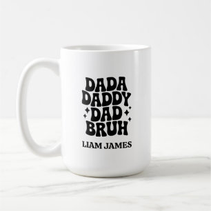 Caneca De Café Pai engraçado Dada Bruh Dia de os pais presente pa