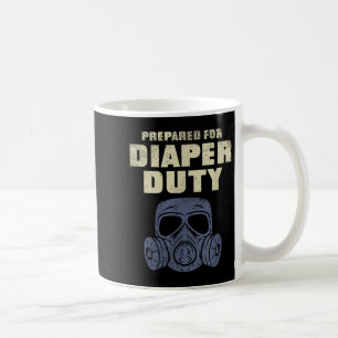 Caneca De Café Pai Engraçado Preparado Para A Quota De Humor De F