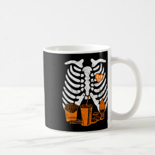Caneca De Café Pai Esqueleto Imposto Comida Rápida Halloween Assu
