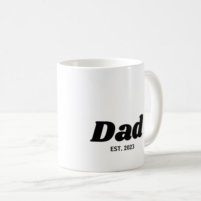 Caneca De Café Pai Estabeleceu a Tipografia Moderna (Frente Esquerda)