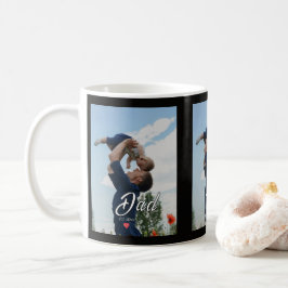 Caneca De Café Pai Estabeleceu Roteiro Divertido Foto Coração Pre